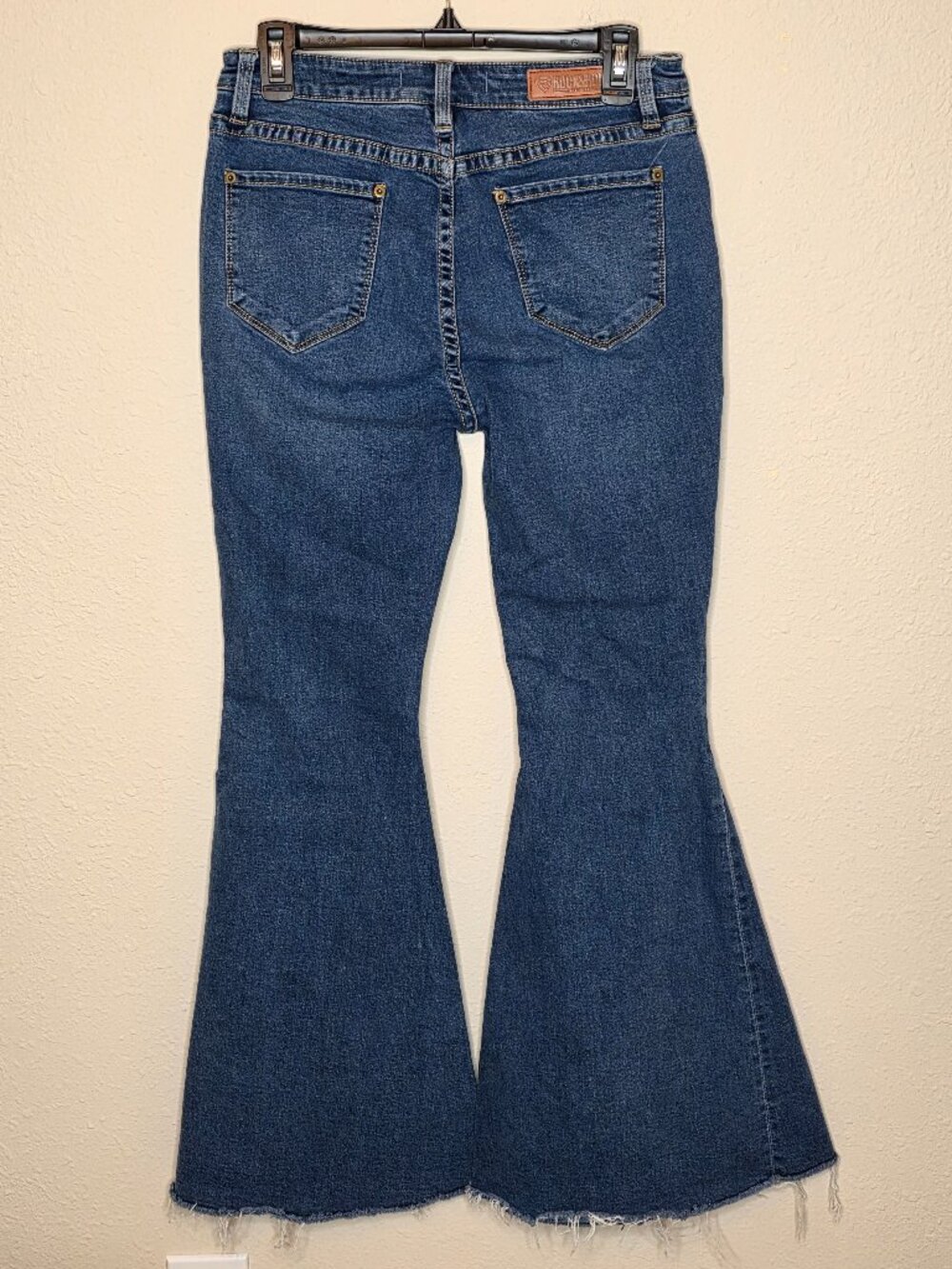 Rock & Roll Denim Women's Bellbottom High Waist Jeans, Size 29" x 32" - Picture 2 of 10